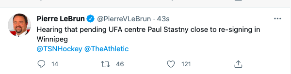 Paul Stastny RETIRÉ du marché!!!!!