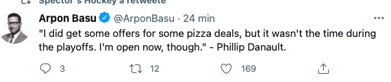 Phil Danault est vraiment au CASH...