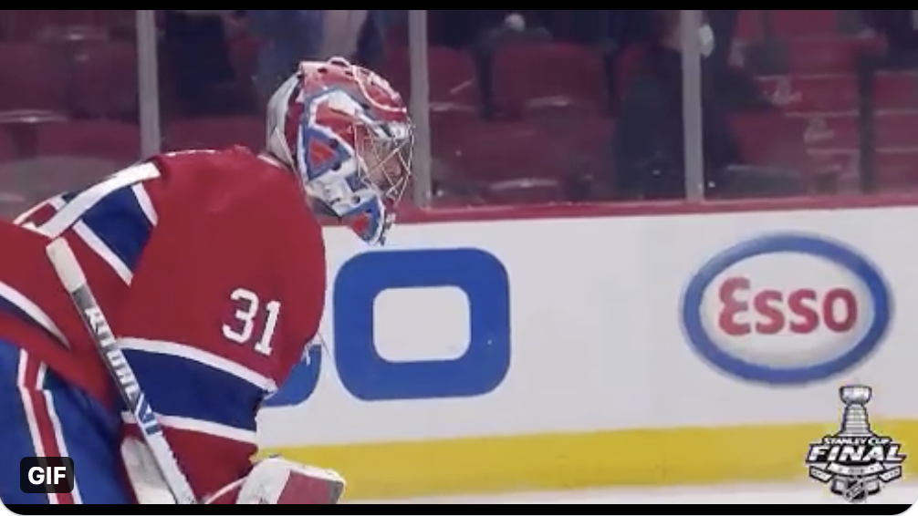 Si Carey Price n'avait pas été aussi bon hier, on croirait qu'il était déçu...