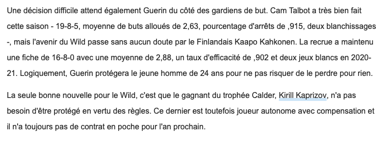 Si Marc Bergevin veut Matt Dumba...