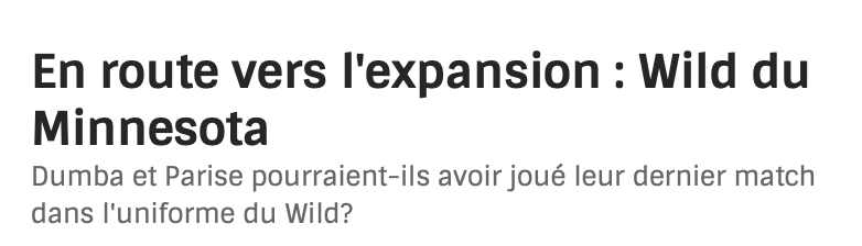 Si Marc Bergevin veut Matt Dumba...