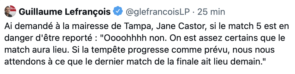 WOW...La mairesse de Tampa toujours aussi arrogante...