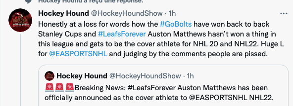 Auston Matthews encore sur le COVER: tout le monde est en FURIE...