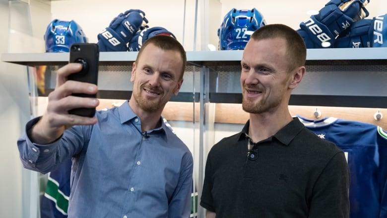 Daniel et Henrik Sedin...bientôt DG-DUO à Vancouver...