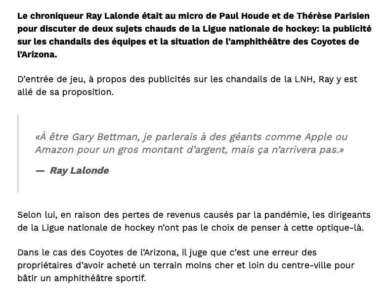 Geoff Molson devra construire un nouvel amphithéâtre...au Centre-Ville...