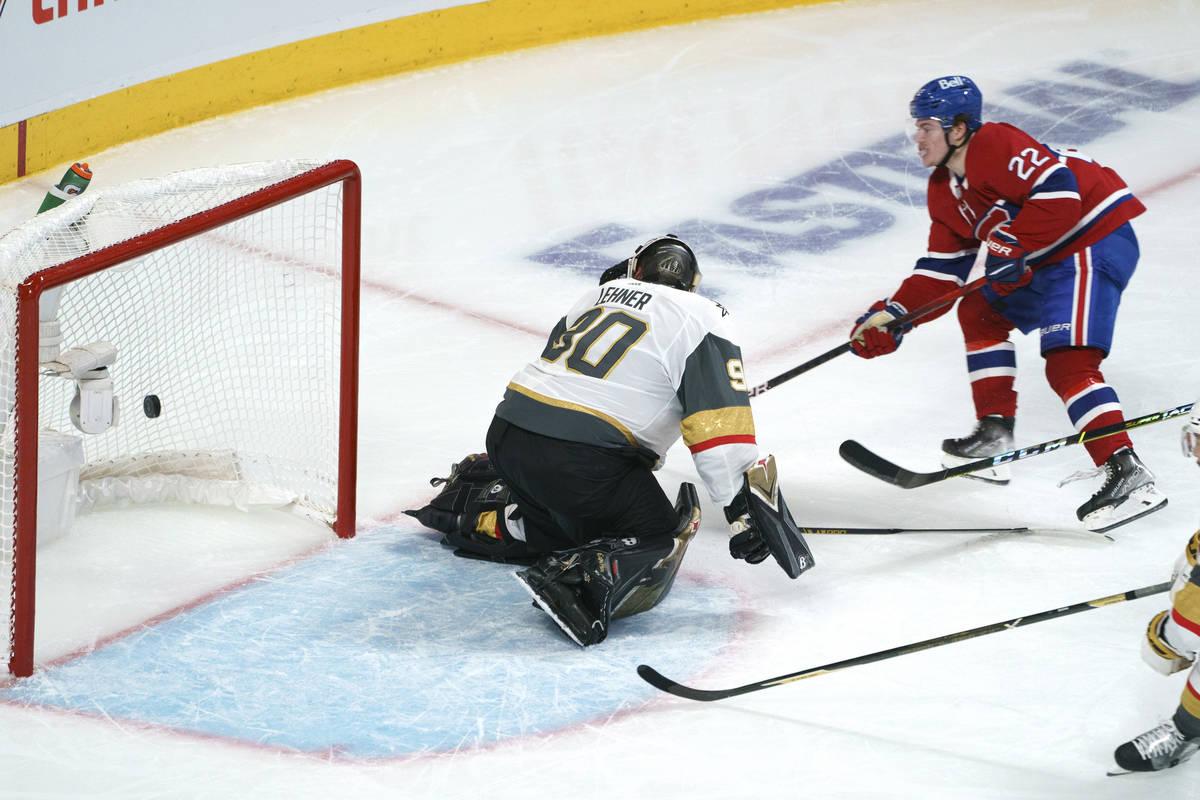 HAHA...Robin Lehner fait encore des cauchemars de Cole Caufield...