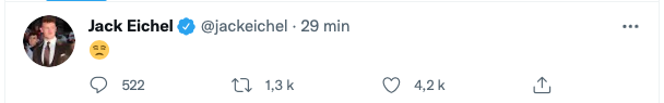 Jack Eichel montre sa FRUSTRATION sur TWITTER....