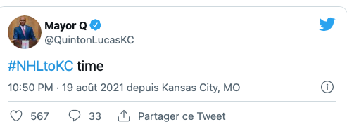 Le maire de Kansas City veut les Coyotes!!!