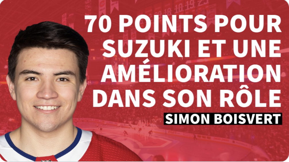 Nick Suzuki va faire 70 points !!!