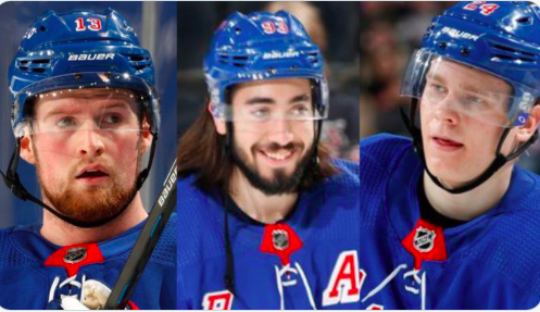 AVIS aux POOLERS!!!! Les 3 premiers trios des Rangers...