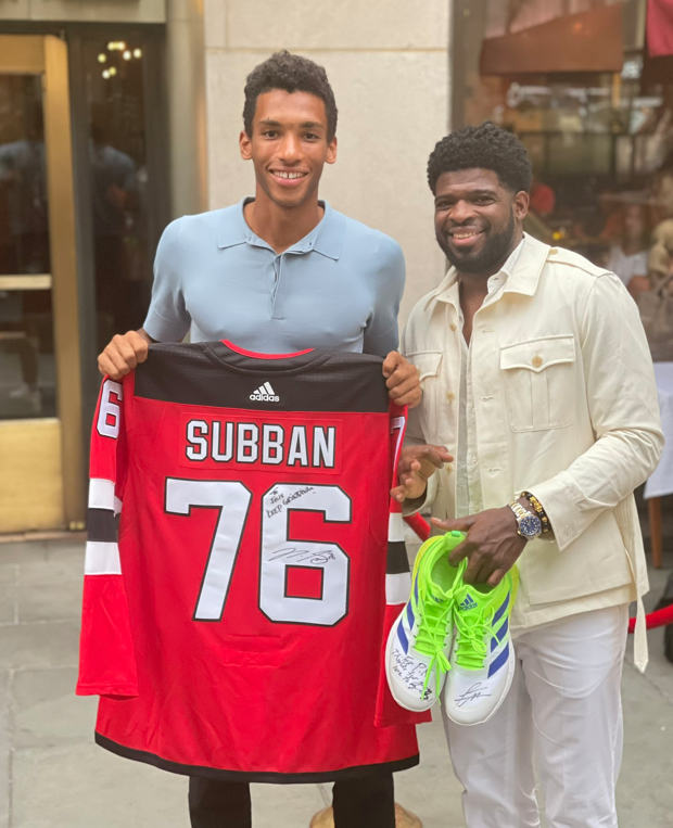 Faudrait pas que PK Subban INFLUENCE Félix Auger-Aliassime de la MAUVAISE façon...