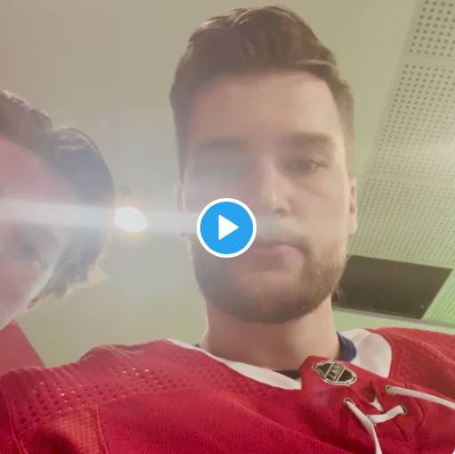 Jonathan Drouin et Cole Caufield...deux CHUMMÉS dans le BÉTON...