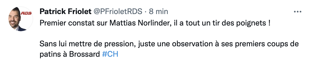 Mattias Norlinder impressionne déjà !!!