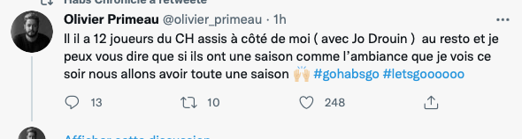 Olivier Primeau fait le PARTY avec Jonathan Drouin à SOIR!!!