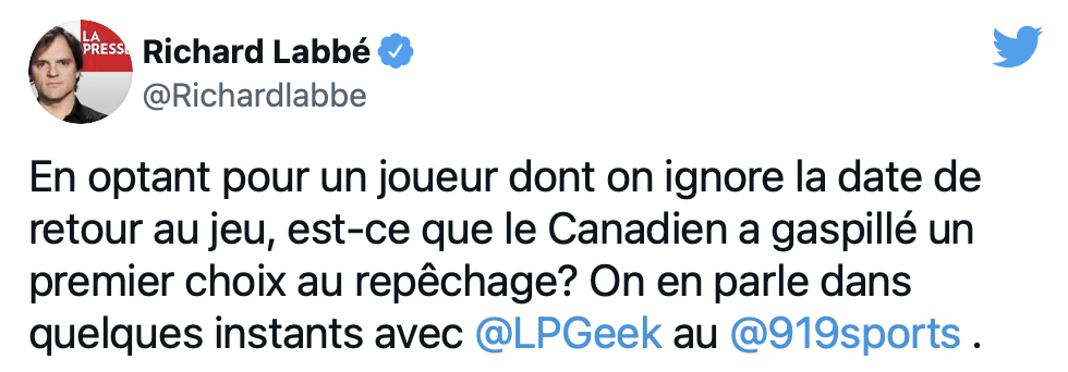 On parle de plus en plus d'un choix gaspillé...