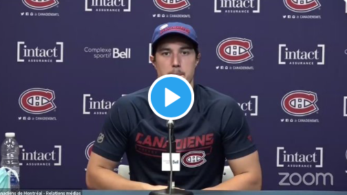 Vidéo: Rafaël Harvey-Pinard veut vraiment devenir un Brendan Gallagher...