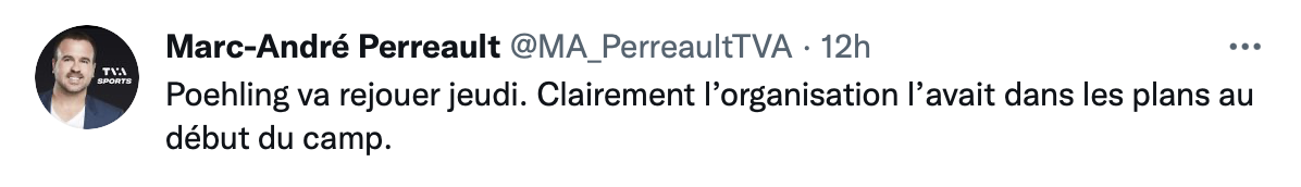 À cause de la mauvaise évaluation de Marc Bergevin...