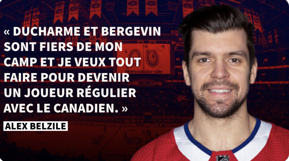 Bergevin et Ducharme ont tellement BULLSHITTÉ Alex Belzile...