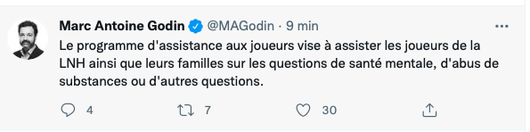 Carey Price: Santé MENTALE? ABUS de SUBSTANCES? Autre question?