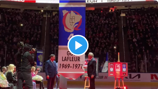 C'MON QUÉBEC!!!!! La bannière de Guy Lafleur....