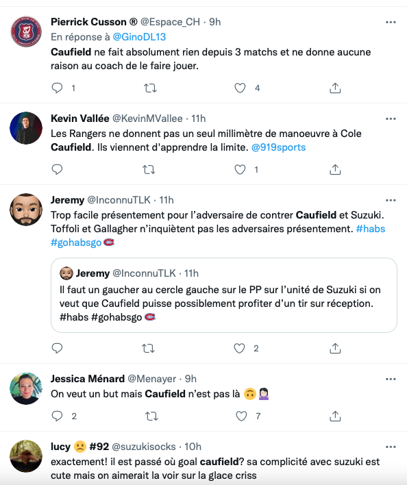 Cole Caufield est DÉTRUIT sur les réseaux sociaux...