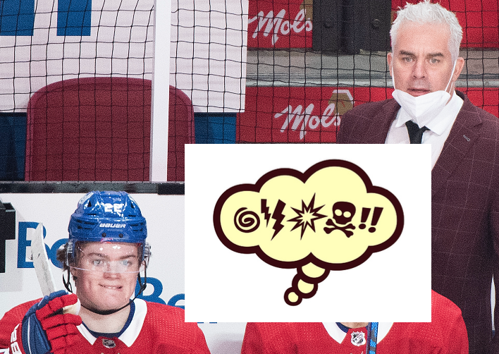 Cole Caufield était en TA...contre Dominique Ducharme...