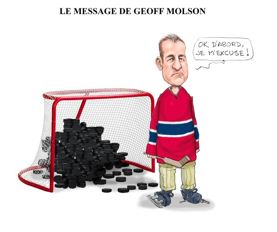 Toute la pression est sur Geoff Molson...