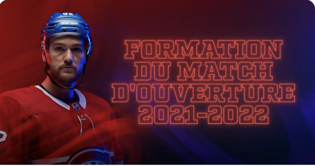 Voici la liste des 23 joueurs du Canadien !!!