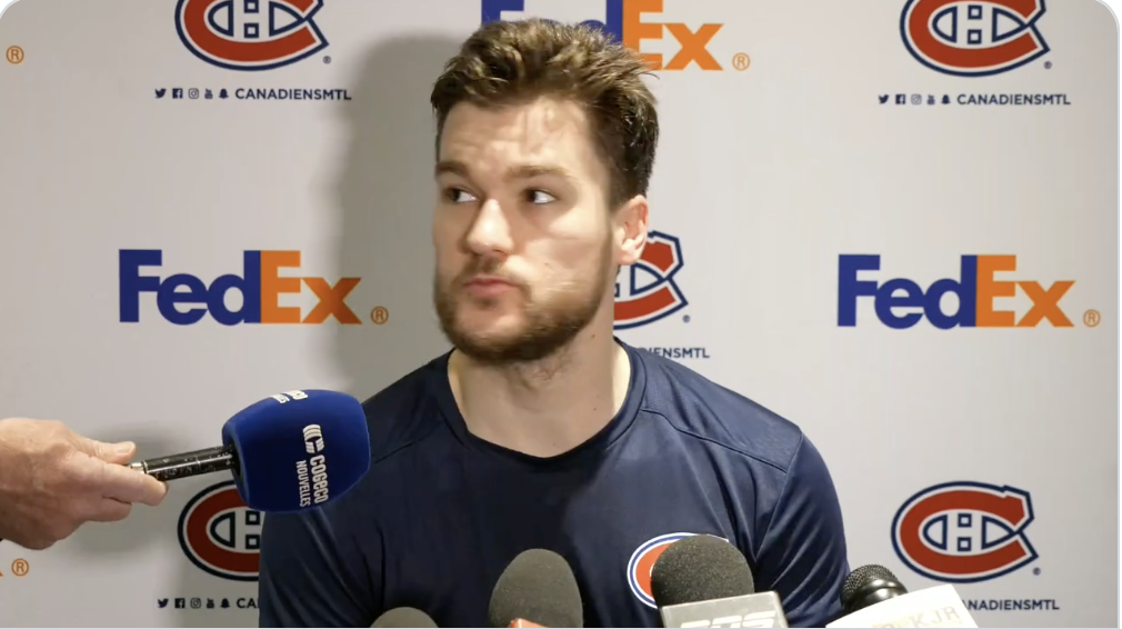 WOW...Jonathan Drouin annonce la retraite de Shea Weber !!!