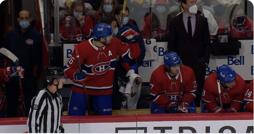 AYOYE...Jeff Petry pogne les nerfs après ses coéquipiers...