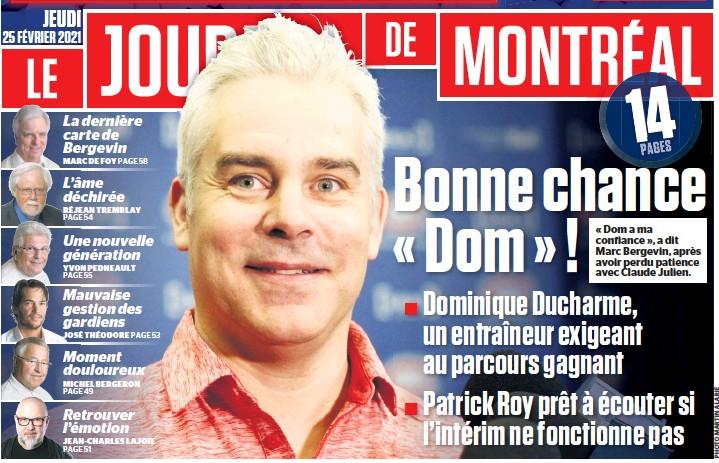 Dominique Ducharme voulait-il VISER Patrick Roy?