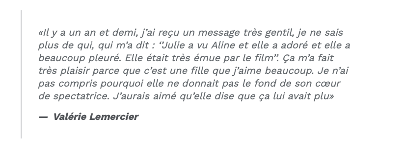 Geoff Molson fait comme celle qui a réalisé le film sur Céline Dion...