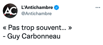 Guy Carbonneau n'a pas aimé...Que Marc Bergevin descende dans le vestiaire..