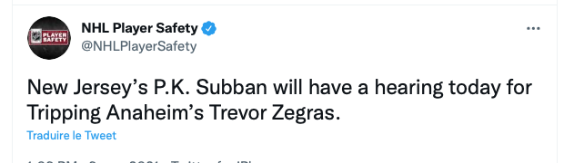 Jack Eichel échangé dans les 24 prochaines heures???????