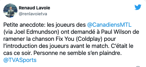 Joel Edmundson a HUMILIÉ le département MARKETING du CH..