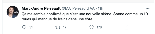 La nouvelle sirène du Centre Bell a AGRESSÉ TOUT LE MONDE....