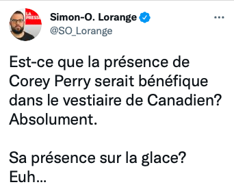 La seule BONNE DÉCISION de Marc Bergevin depuis des LUNES....