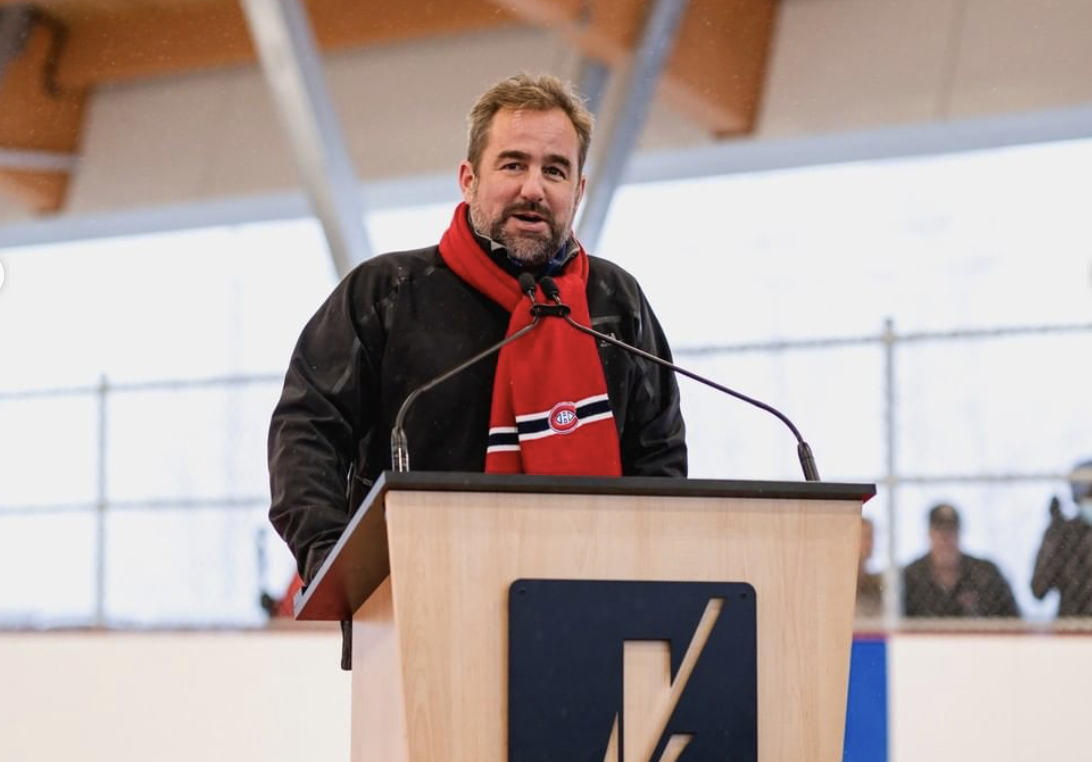 Les seules places où Geoff Molson accepte de se montrer...