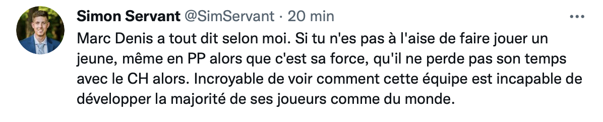 Marc Denis en furie contre Dominique Ducharme...