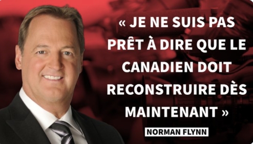 Norman Flynn sort une autre NIAISERIE!!!