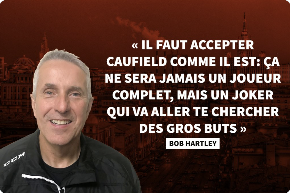 Bob Hartley n'a pas confiance en Cole Caufield...