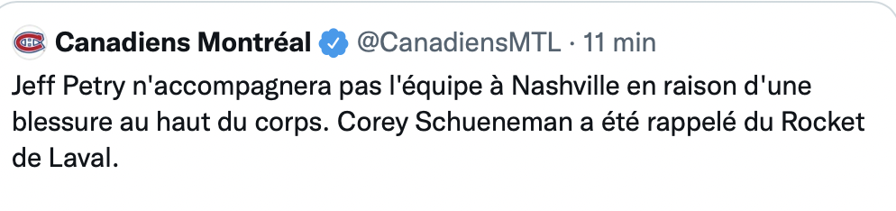 Dès que les rumeurs de transaction commencent à circuler autour de Jeff Petry...