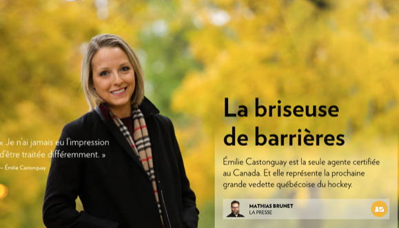 Émilie Castonguay DG du Canadien de Montréal...ou DG ADJOINTE...