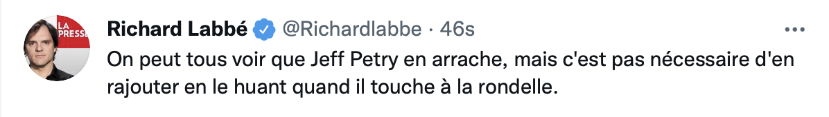 Jeff Petry est en train de se sortir de Montréal...