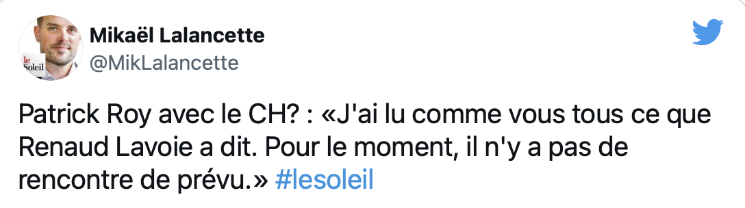 AYOYE...Patrick Roy humilie Renaud Lavoie !!!