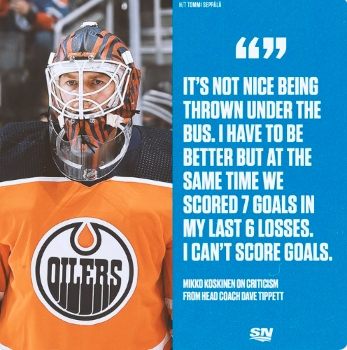 Ça devient LAID à Edmonton...Jake Allen avec les Oilers?