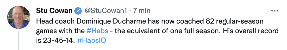 Dominique Ducharme a maintenant une saison complète derrière la cravate...