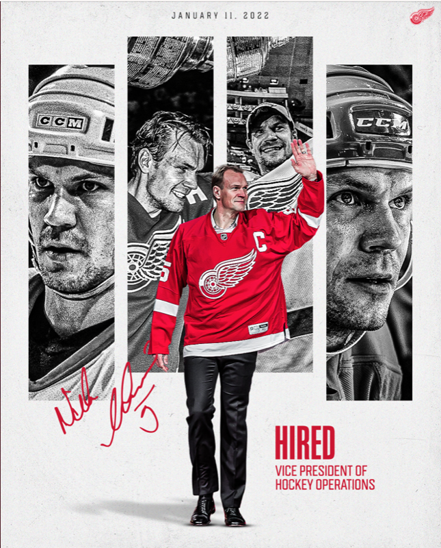 Nicklas Lidstrom obtient la JOB de Jeff Gorton...