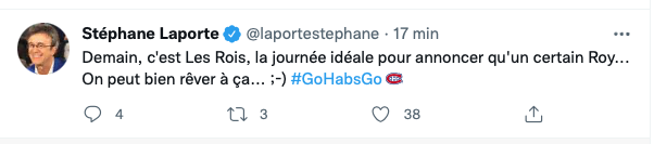 Patrick Roy: Stéphane Laporte met le FEU aux POUDRES...