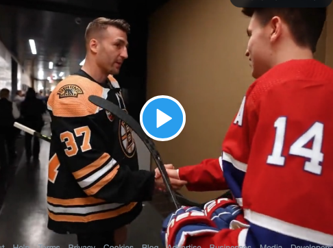 Heureusement que Patrice Bergeron a NIÉ les rumeurs l'envoyant à Montréal...